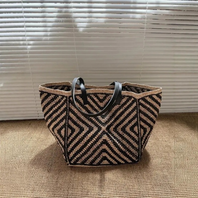 Women'S Raffia Bags - حقيبة يد نسائية كبيرة الحجم من