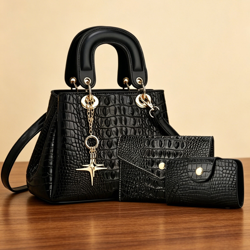 Women'S Bags Handbags - مجموعة حقائب نسائية من 3 قطع،