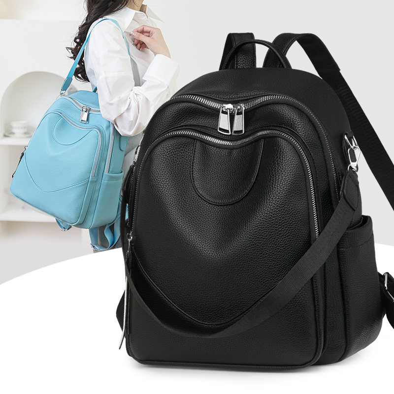 Women Bags Ru - حقيبة ظهر نسائية جلدية ذات سعة