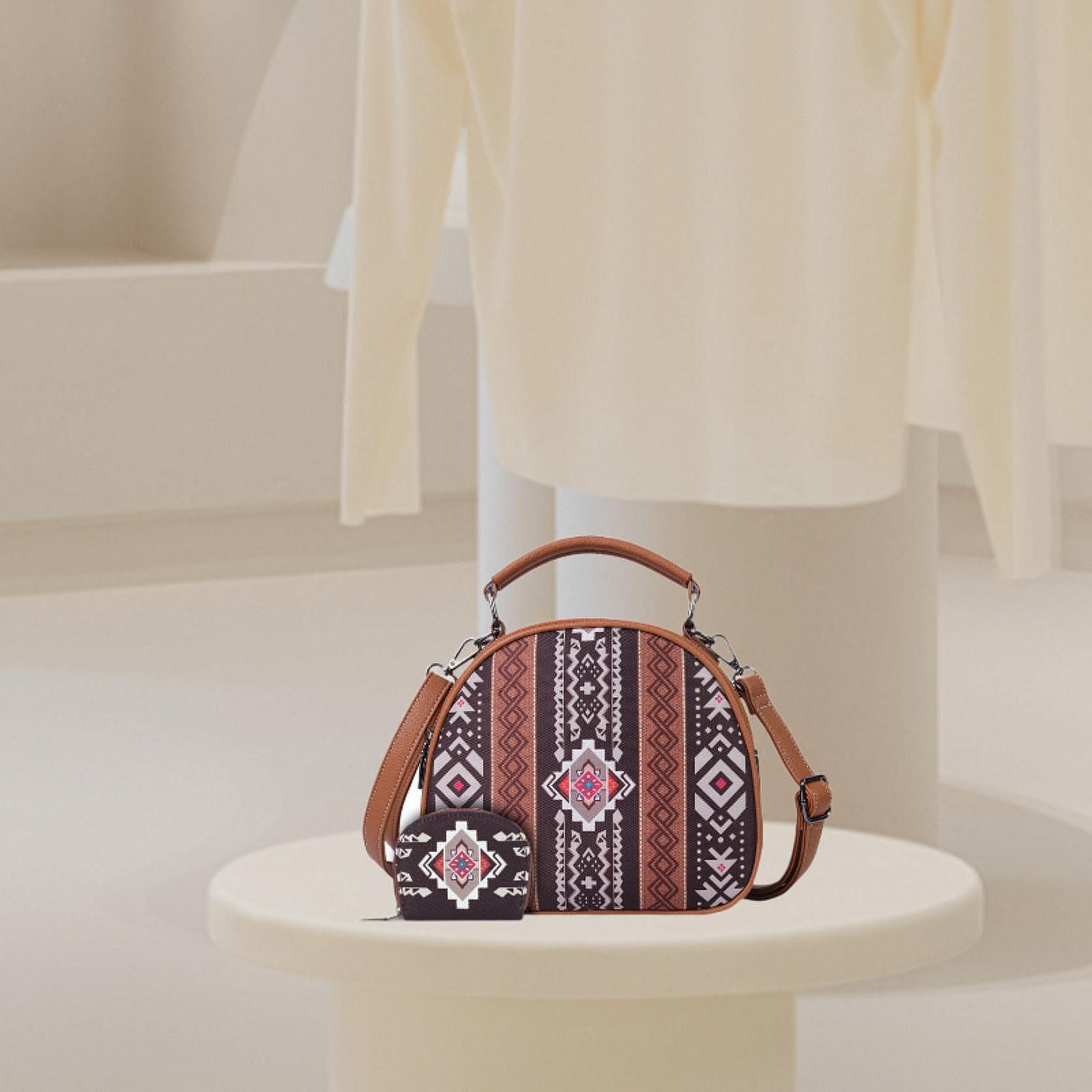 Women'S Bags Handbags - حقيبة يد نسائية بنقشة بوهيمية، مصنوعة