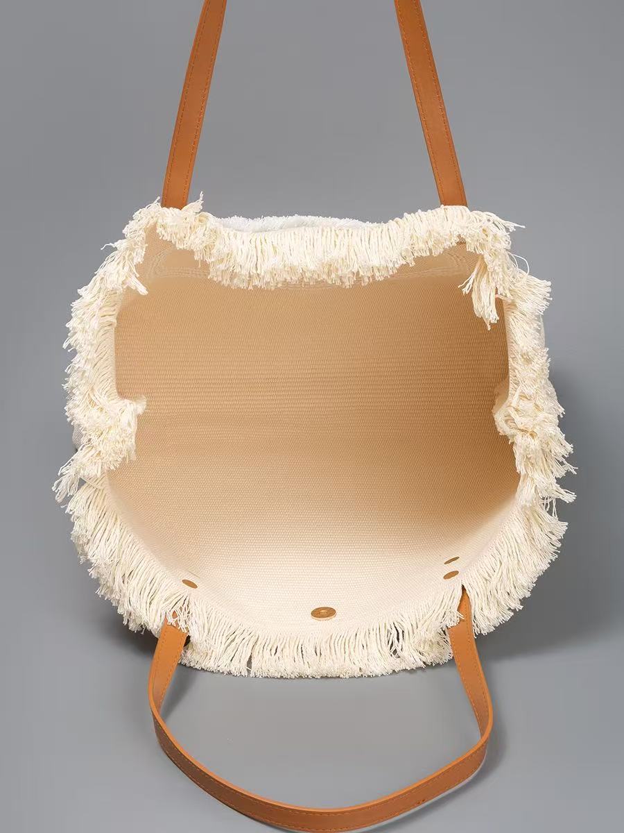 حقيبة الرافية مع رقعة ماندالا  - مراجعة Women'S Raffia Bags وسعره