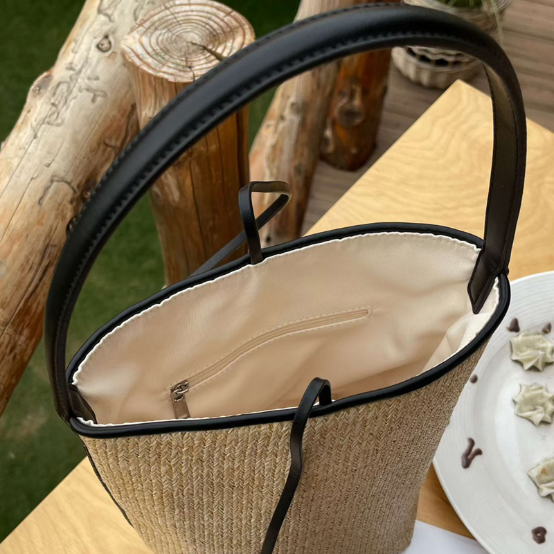 حقائب شاطئ صغيرة كلاسيكية من ا - مراجعة Women'S Raffia Bags وسعره