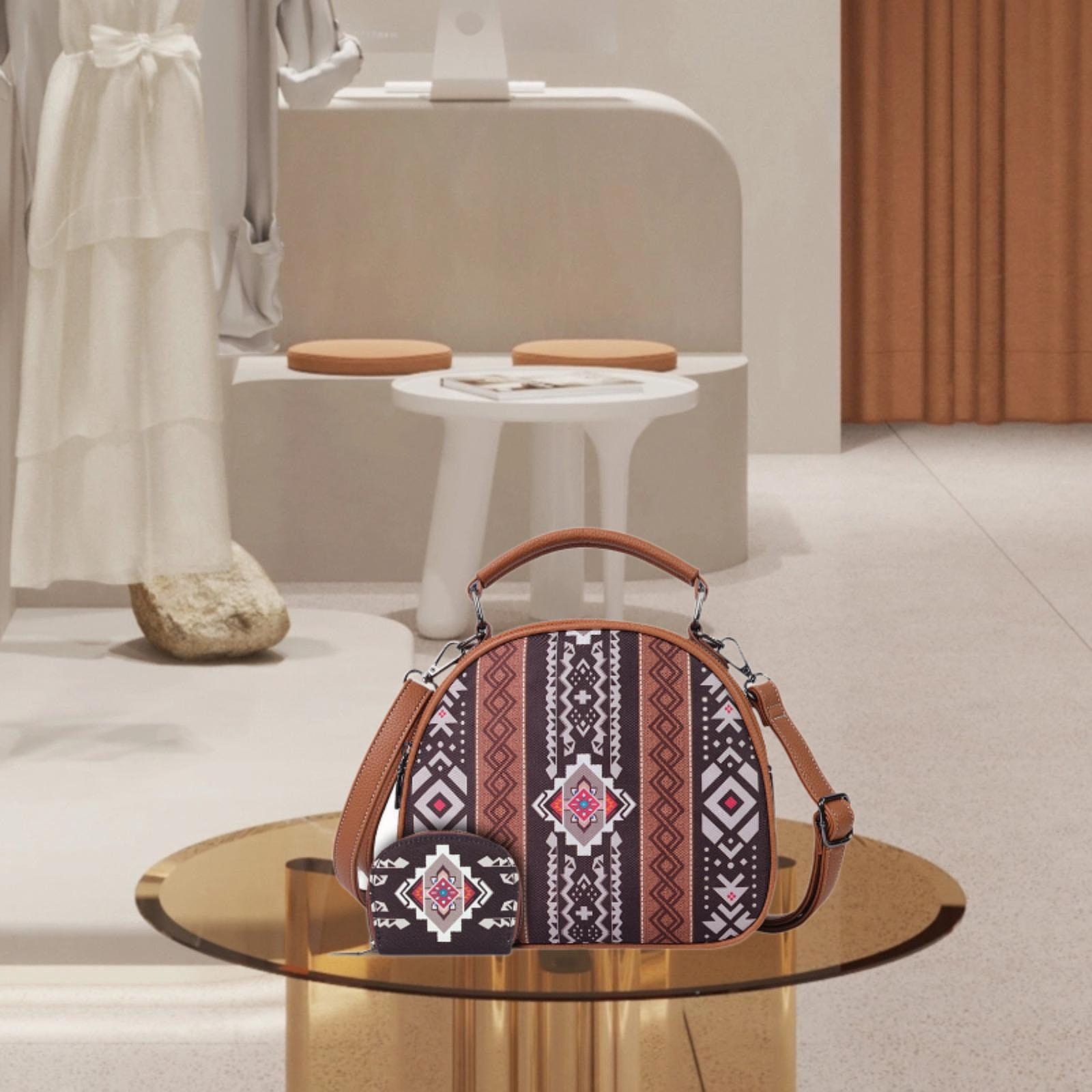 حقيبة يد نسائية بنقشة بوهيمية، - مراجعة Women'S Bags Handbags وسعره